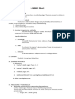 Lesson Plan: Deped Order No. 42. S.2016