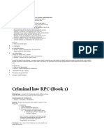 Criminal Law RPC (Book 1) : Juris Reviewer