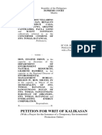 Petition For Writ of Kalikasan (Marj)