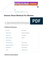 Intense Chest Workout For Women - Muscle & Strength