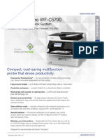 Epson WF C5790 Product Brochure