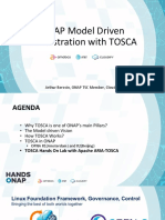 ONAP Model Driven Orchestration With TOSCA (HANDS ONAP)