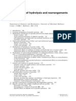 Mechanisms of Hydrolysis and Rearrangements of Epoxides