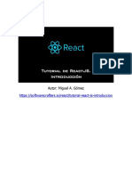 Tutorial de ReactJS PDF