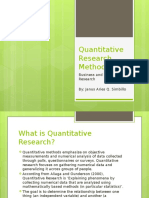 Quantitative Research Methods