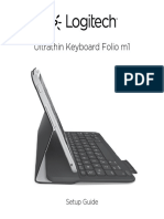 Ultrathin Keyboard Folio m1 Setup Guide PDF