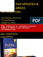 2019 Bar Tax Updates