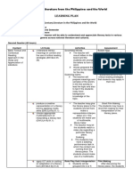 21 Century Literature From The Philippines and The World Learning Plan
