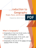 Introduction To Geography: People, Places, and Environment