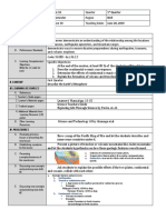 Grade 10 1 Quarter 1 Semester NCR Science 10: I. Objectives