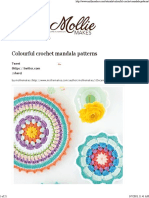 Colourful Crochet Mandala Patterns