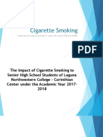 Draft 3. Cigarette Smoking PPT Presentation 1