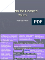 Anthem For Doomed Youth - Annotations