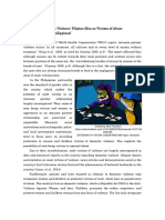 Rethinking Domestic Violence: Filipino Men As Victims of Abuse Ms. Arisa JUNIO (Philippines)