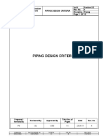 Piping Design Criteria