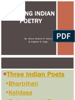 Reading Indian Poetry