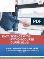 DataScience With Python Course Content Syllabus Meritude