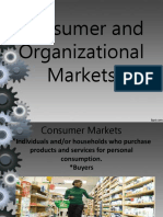 Consumer and Organizational Markets