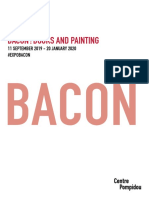 Bacon: Books and Painting Exhibition Atthe Pompidou Centre, Paris - Press Kit