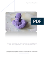 Free Amigurumi Snake Pattern: Please, If You Use This Pattern, Refer To My Blog