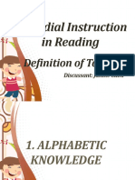 Remedial Instruction in Reading