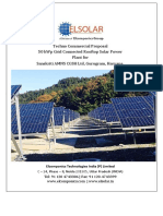 Techno Commercial Proposal 50 KWP Grid Connected Rooftop Solar Power Plant For Sanskriti Amns CGSH LTD, Gurugram, Haryana