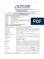 Application Form For Construction Management and Construction Project Management Registration