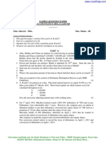 Cbse Sample Papers For Class 12 Accountancy With Solution PDF