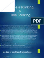 Cashless Banking & Tele Banking