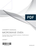 Manuel Utilisateur Micro Ondes Hotte LG LMV2257 PDF