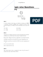 IES - Electronics Engineering - Network Theory PDF