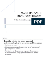 Mass Balance & Reactor Theory