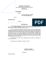 People of The Philippines, Plaintiff, Criminal Case No.: 145629 For: Frustrated Murder