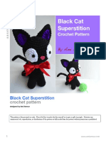 Black Cat Superstition: Crochet Pattern