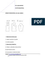 Orden Operacional de Prendas de Vestir