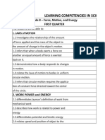 Competencies Science