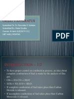 Assignment On Orsat's Apparatus