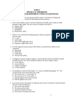 Physics & Chemistry Example For Different Types of Questions