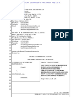 19-10-08 Continental Memo ISO Motion For TRO Against Avanci Et Al.