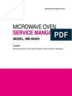 Manual Service LG Microondas