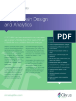 Supply Chain Design and Analytics: Benefits