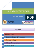 Urinary Incontinence: By: Ayu Soraya