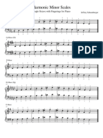 Harmonic Minor Scales PDF