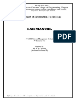 Lab Manual Dbms