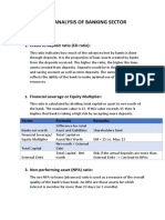 Ratio Analysis of Banking Sector