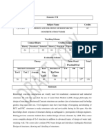 Syllabus Draft Semester - VIII - Ddrcs 19 R 2016