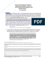 Demand For Verified Evidence of "Trade or Business" Activity: Currency Transaction Report (CTR) Instructions