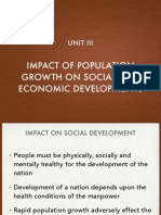 Impact of Population Growth