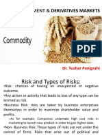 Session 1 RISK MANAGEMENT & DERIVATIVES MARKETS