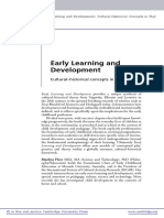 Early Learning and Development: Cultural-Historical Concepts in Play